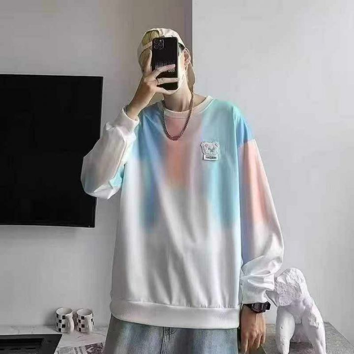 时尚潮流休闲渐变色小