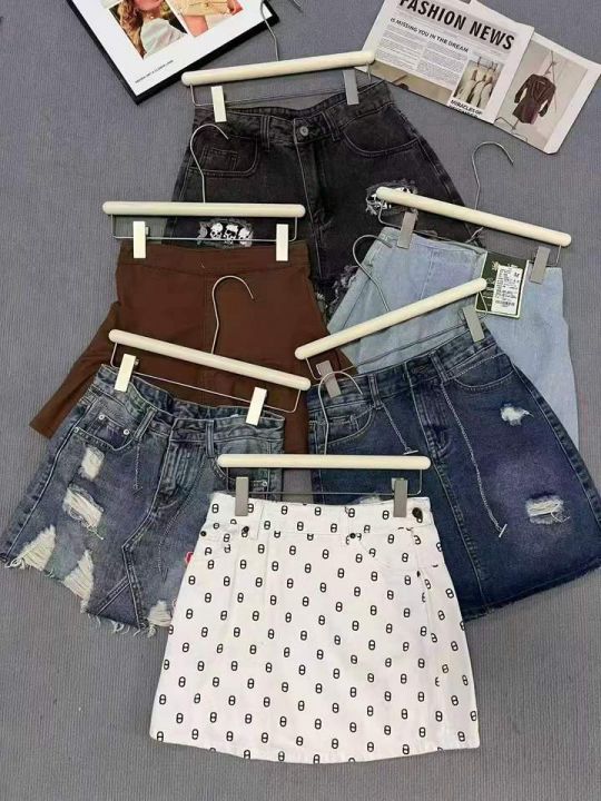 实体店精品杂款高腰牛