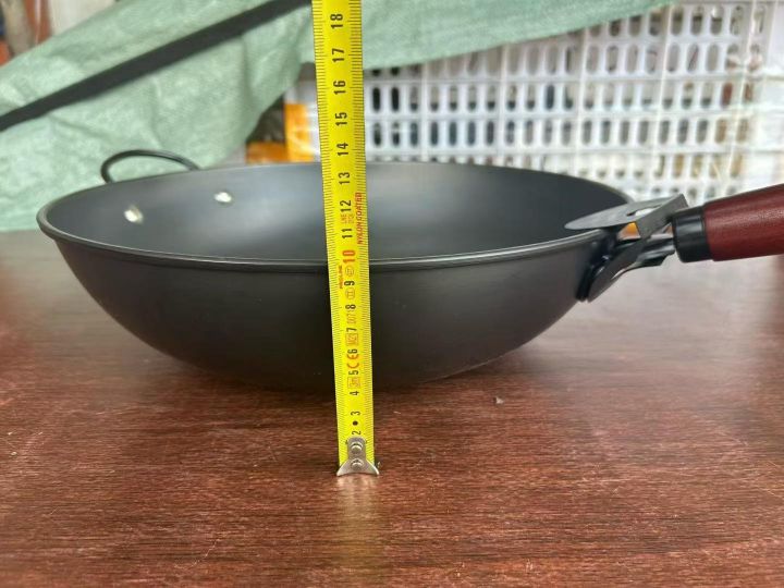 34规格铁锅处理，一