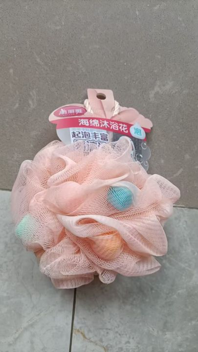 多色海绵沐浴球190