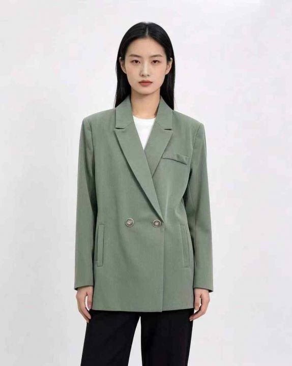 高品质女士长袖西装外