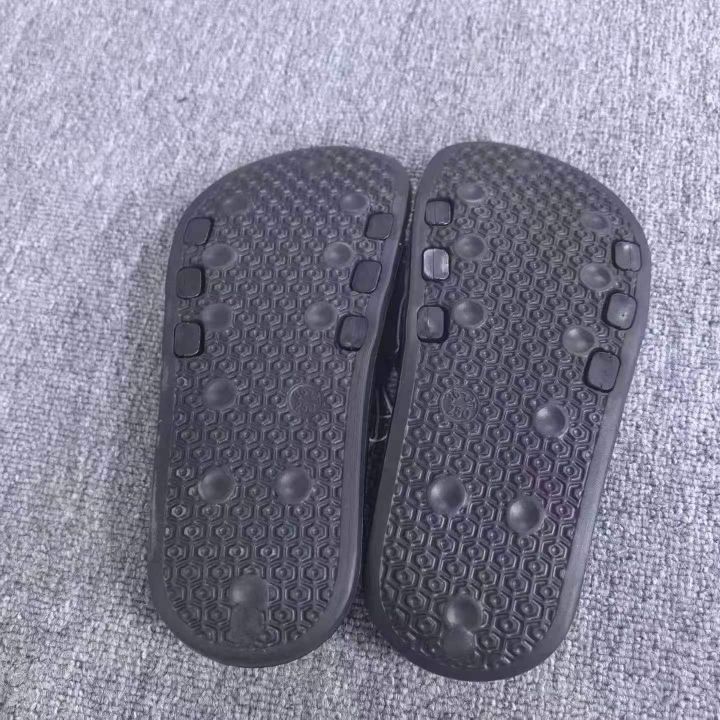 纯黑色居家拖鞋男女款