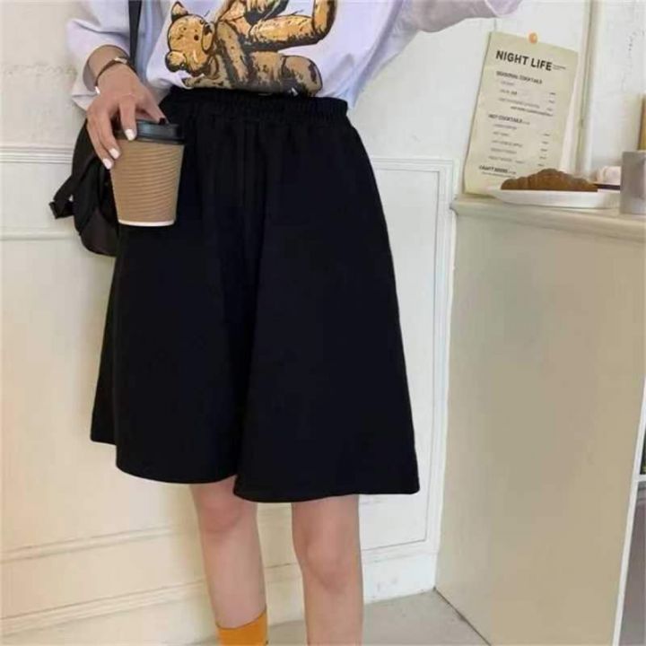 多巴胺穿搭运动中裤女