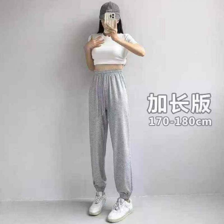 休闲运动裤女夏季薄款
