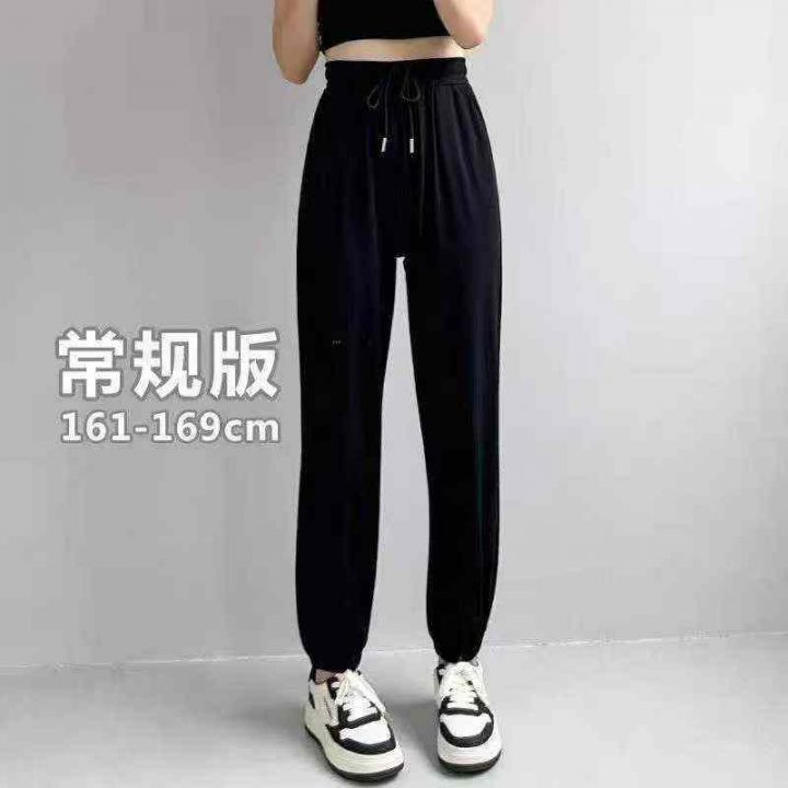 休闲运动裤女夏季薄款