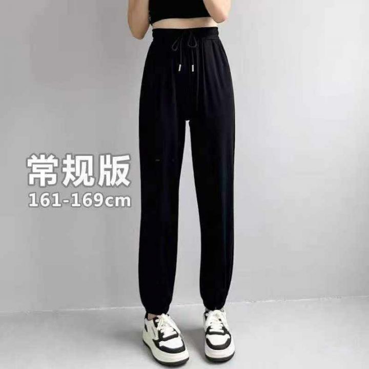 休闲运动裤女夏季薄款