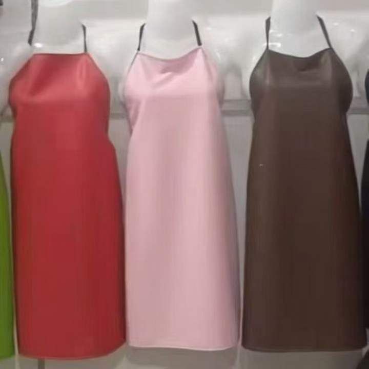 皮革防水防污围裙处理