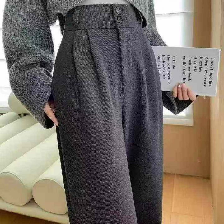 3️⃣女士春秋高腰宽