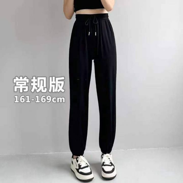 休闲运动裤女夏季薄款