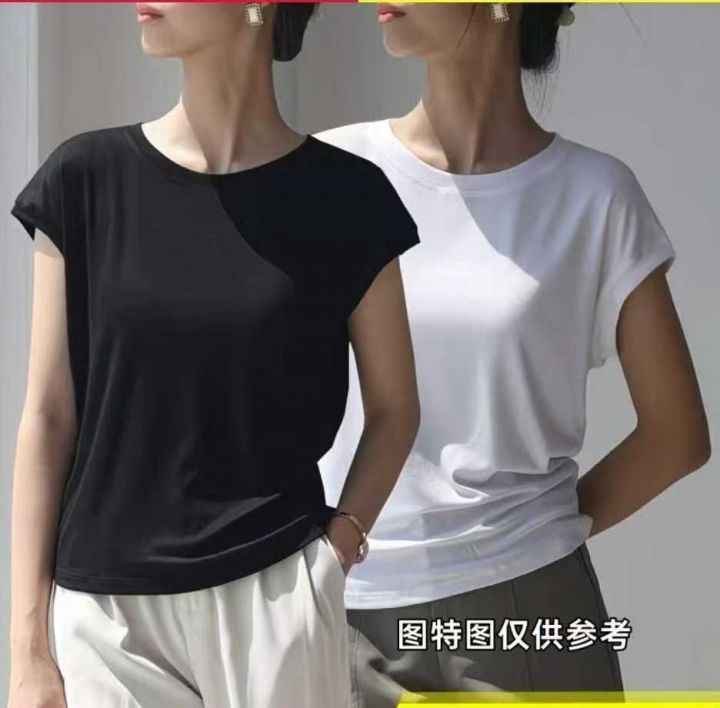 女士修身短袖T桖，数