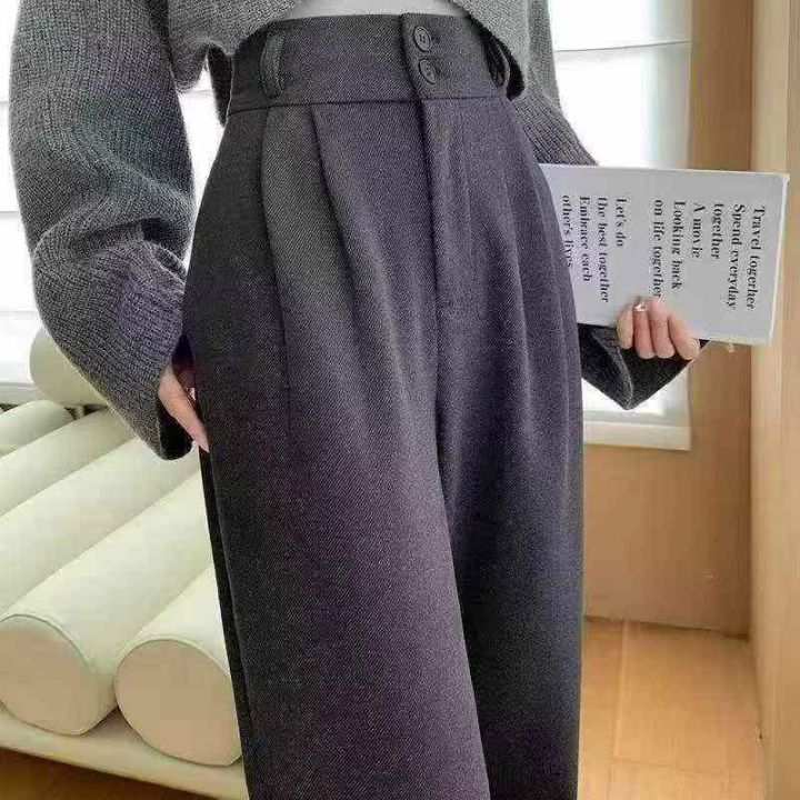 3️⃣女士春秋高腰宽