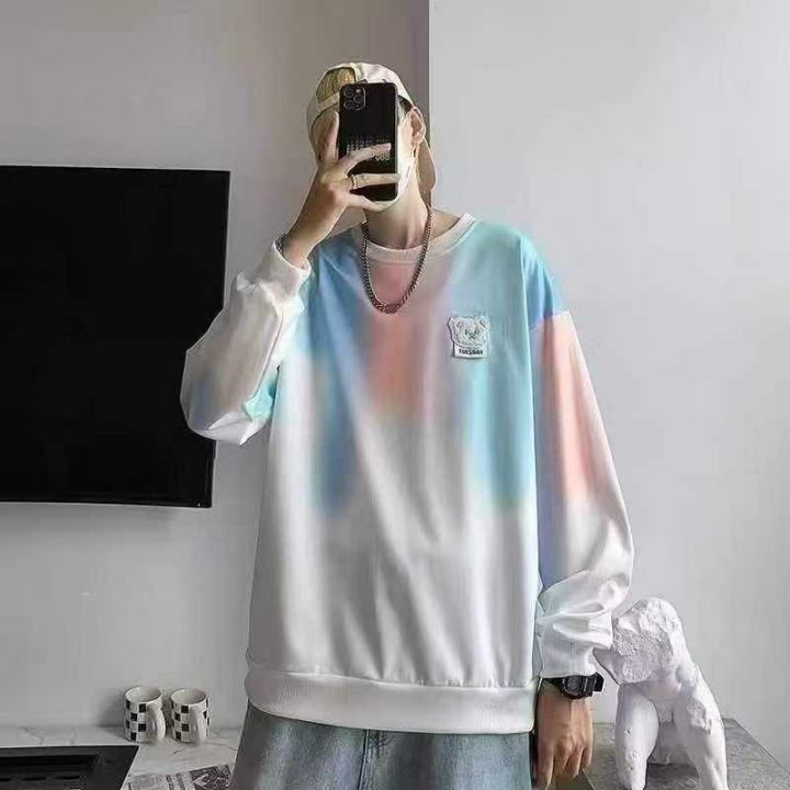 时尚潮流休闲渐变色小