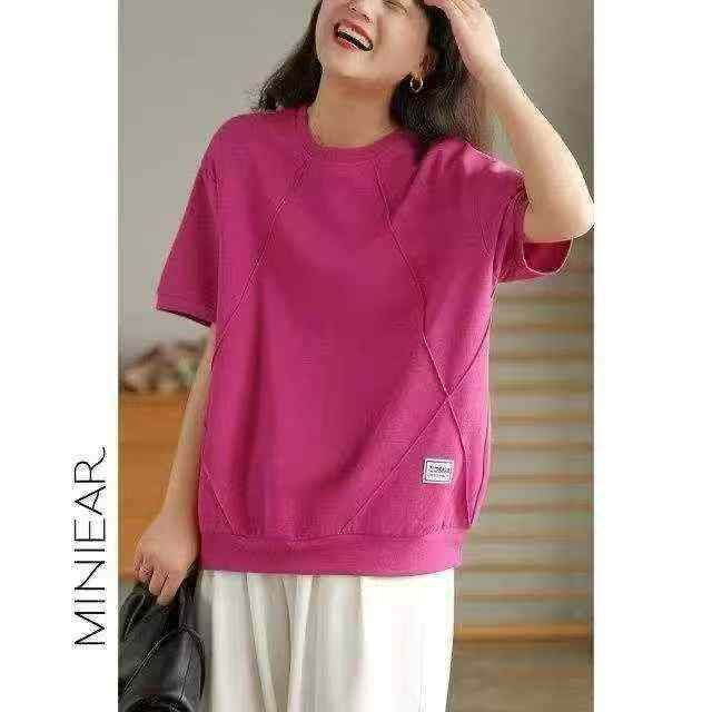 圆领时尚夏款上衣洋气