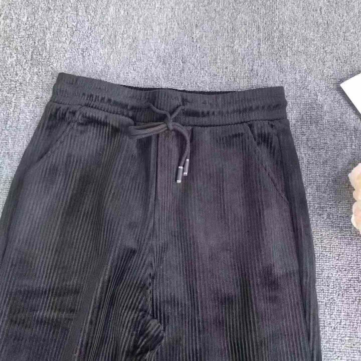 金丝绒直筒裤女秋冬 
