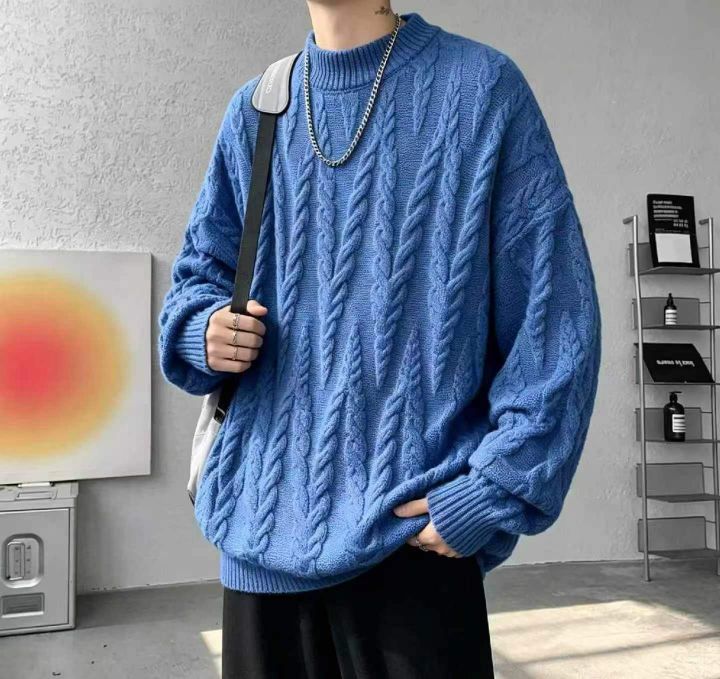 秋冬新款设计款麻花男