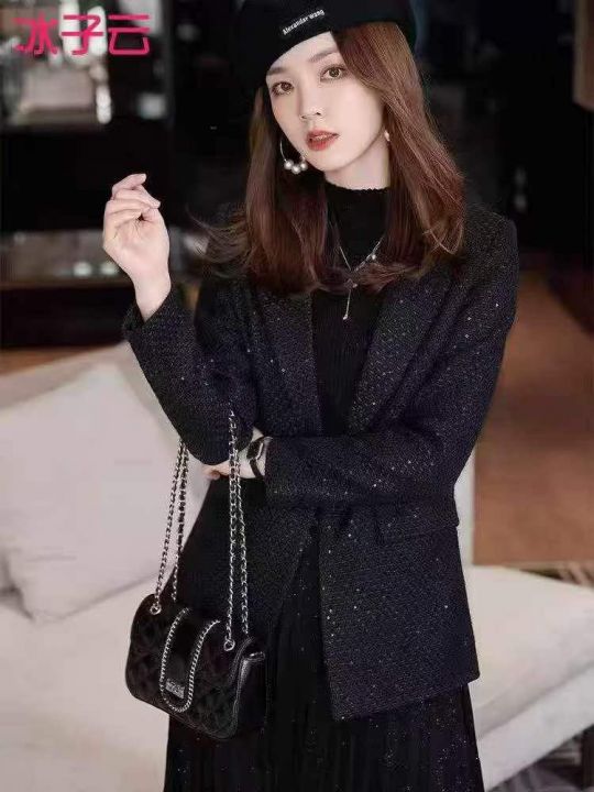 亮片小香风西装外套，