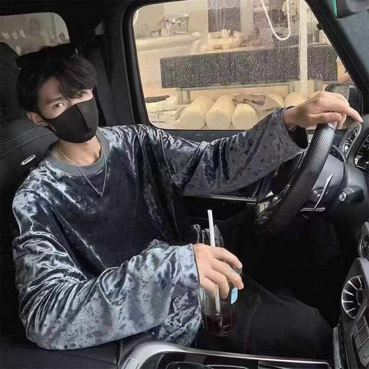 欧货潮牌金丝绒新款休