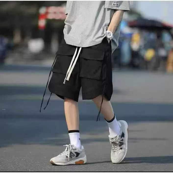 新款美式男装运动五分