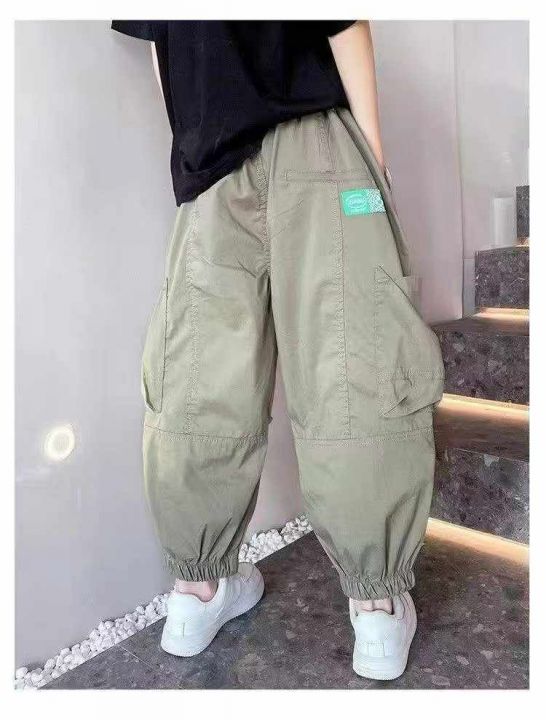 男童夏季工装裤中大童