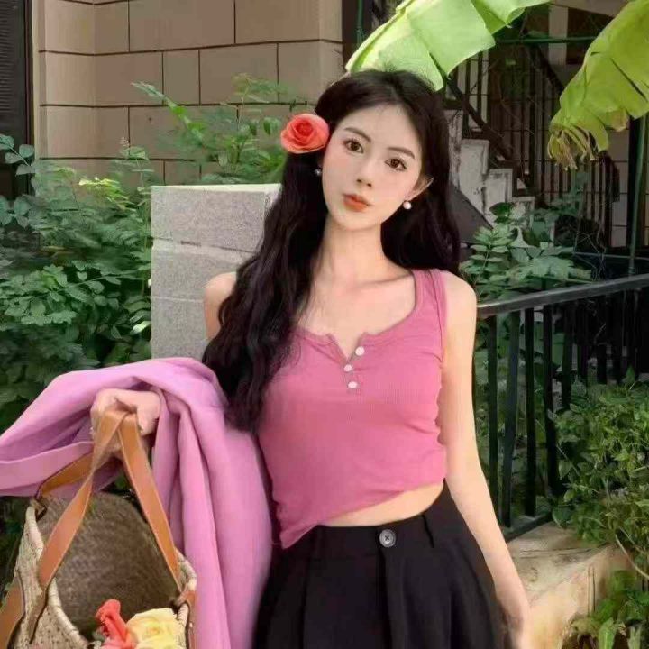 纯棉设计感辣妹美式小