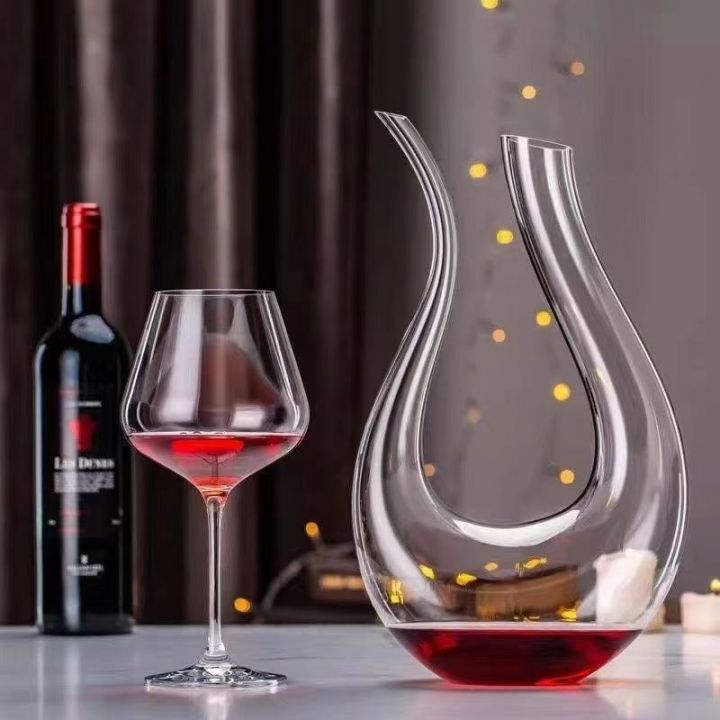 品名：U型玻璃醒酒器
