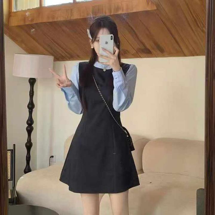 韩系学姐复古学院风假