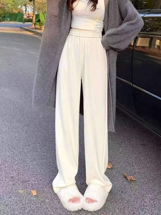 秋冬休闲高腰垂感加绒