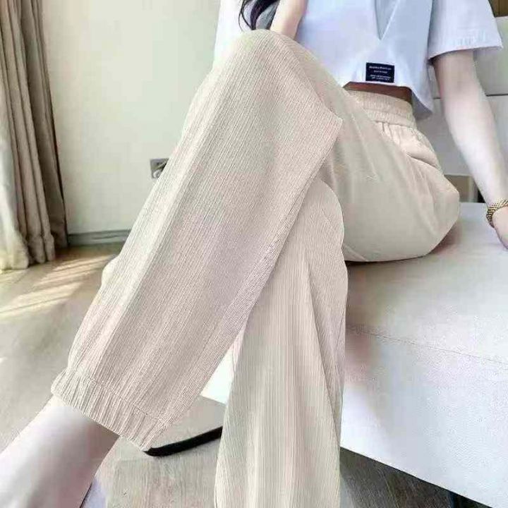 冰丝螺纹夏季薄款宽松
