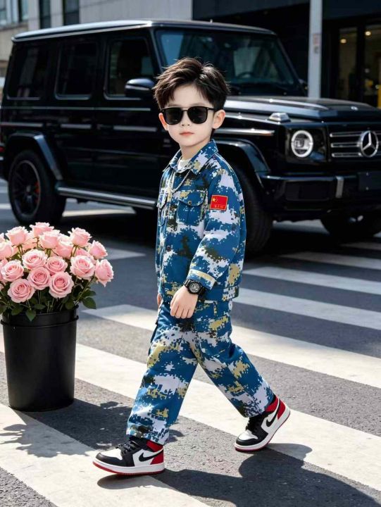 童装工装迷彩服夏令营