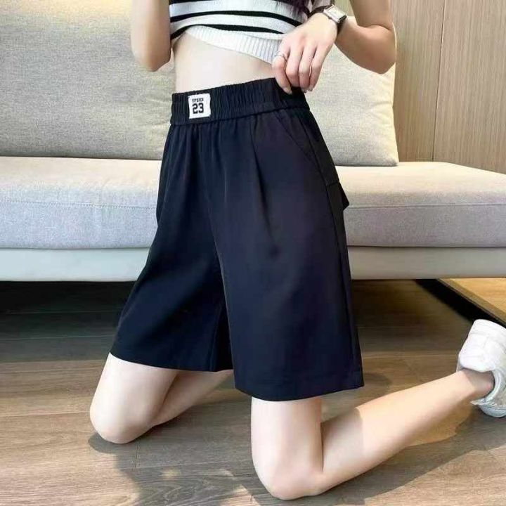 阔腿短裤女夏季新款高