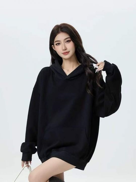 新款纯棉男女连帽卫衣