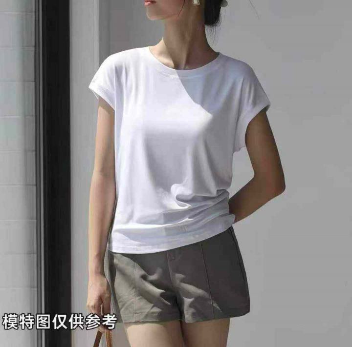 女士修身短袖T桖，数