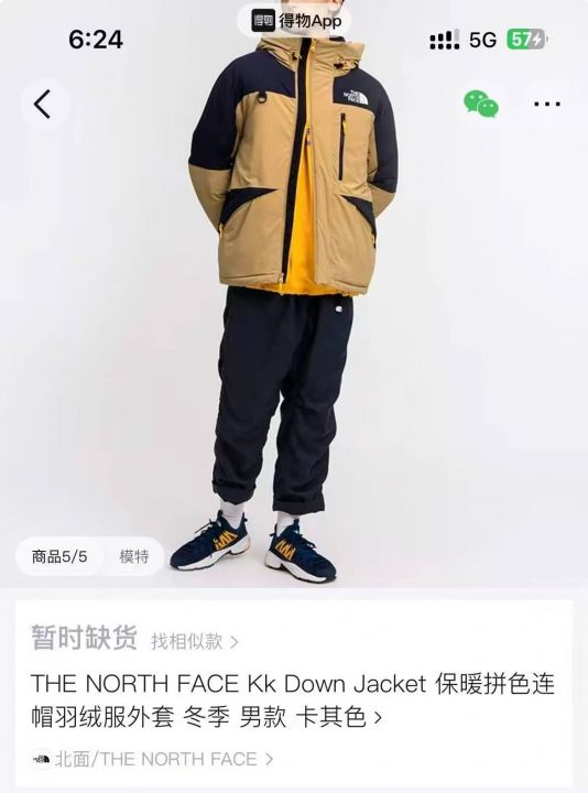 100多件北面羽绒服