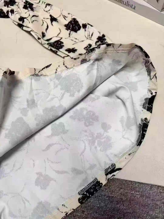大码女装法式玫瑰碎花