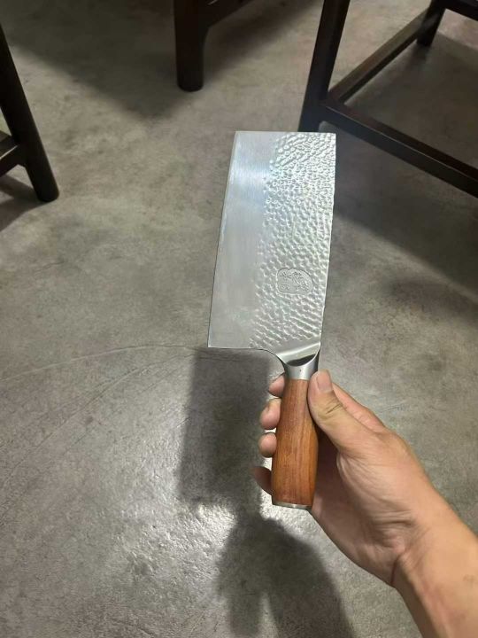 高端花梨木双钢头手柄