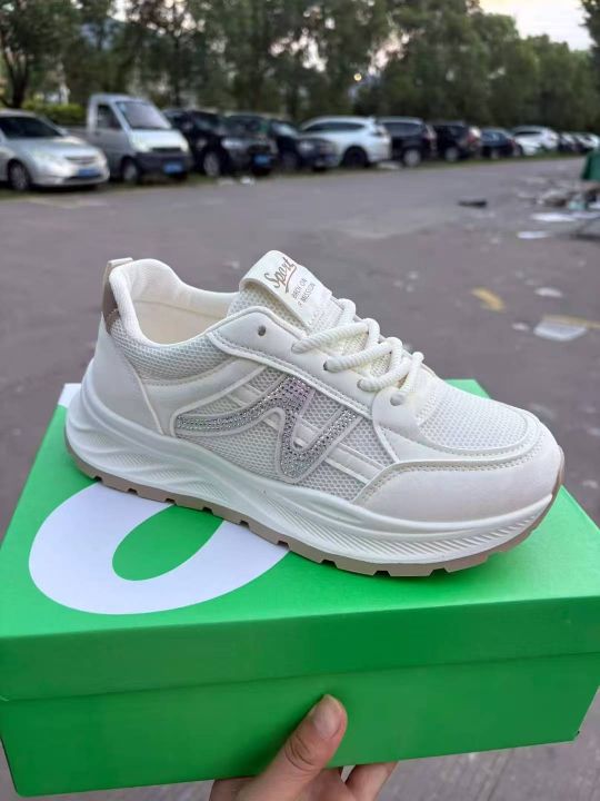 阿甘双网女鞋鞋带穿+