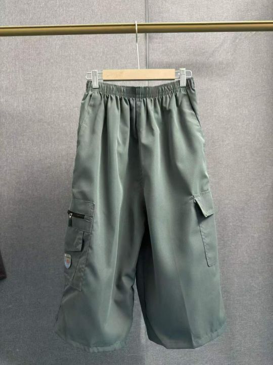 工装休闲裤裤夏季纯棉