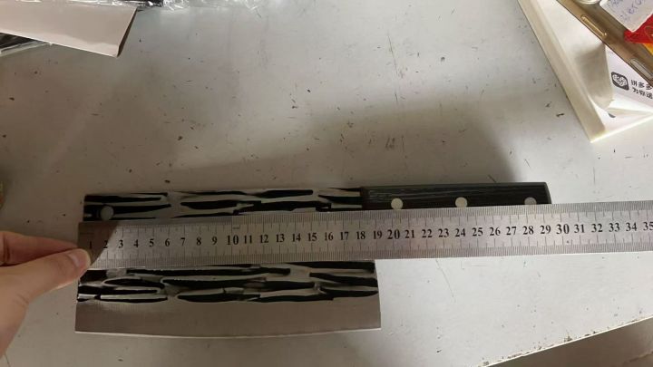 全新条纹菜刀，靓货，