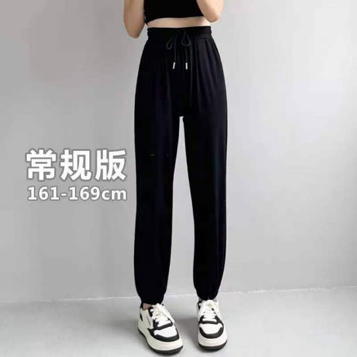 休闲运动裤女夏季薄款