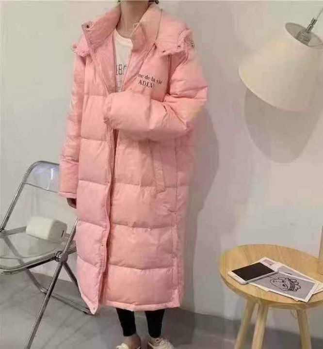 韩版中长款宽松版连帽