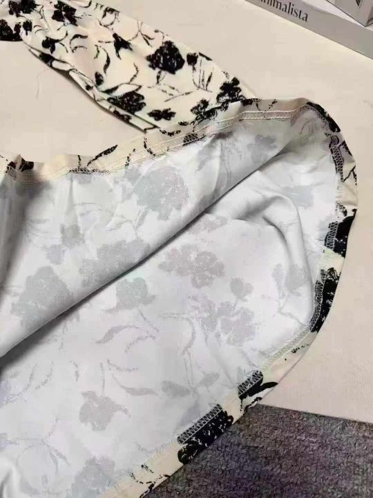 大码女装法式玫瑰碎花