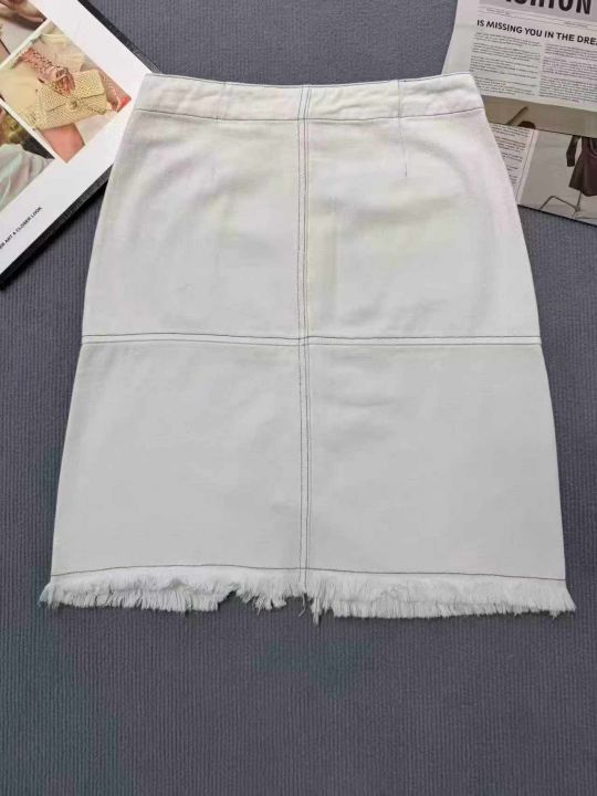 专柜在售款白色毛边拉
