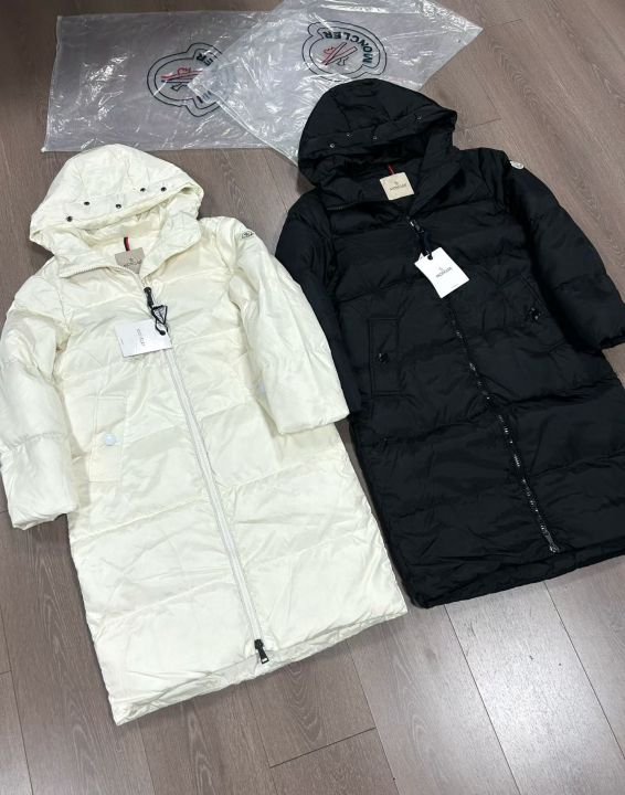 蒙口长款羽绒带扫码可