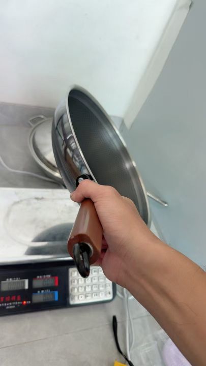34公分三层钢蜂窝炒