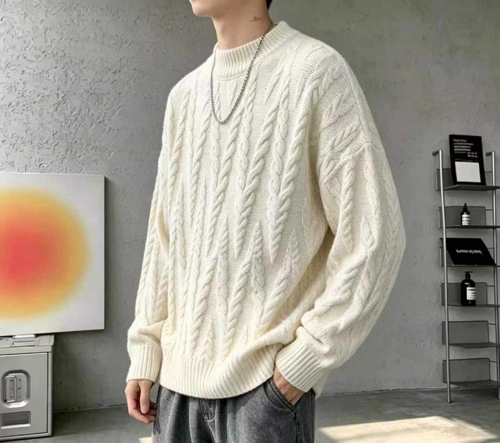 秋冬新款设计款麻花男
