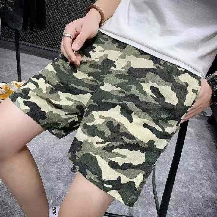 美式迷彩短裤男女夏季