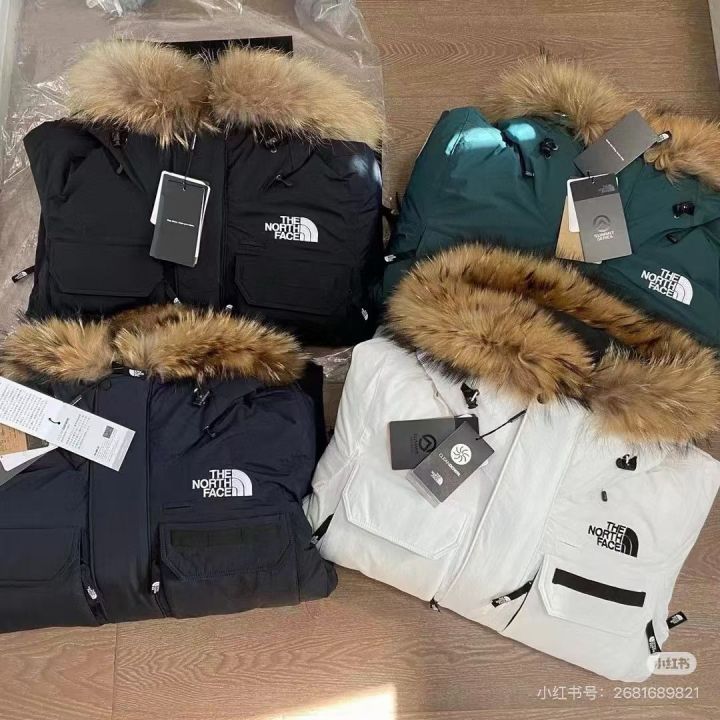 北家极地款毛领羽绒可