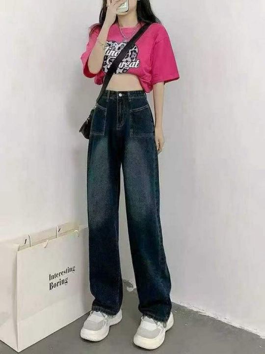 南城好货阔腿牛仔裤女