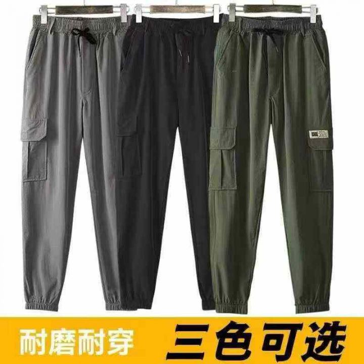 工装裤男秋冬款多口袋