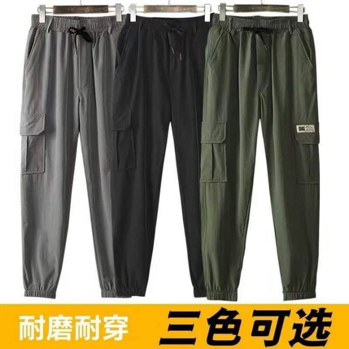 工装裤男秋冬款多口袋